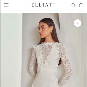 ISO Elliatt Margot Long Sleeve Mini Dress in white